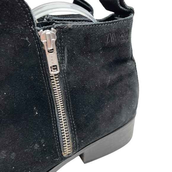 COUGAR Black Genuine Leather Suede Ankle Booties Boots Shoes WATERPROOF sz 9.5 - Picture 8 of 16